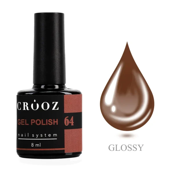 CROOZ №64 — класичний коричневий, 8 мл GEL POLISH