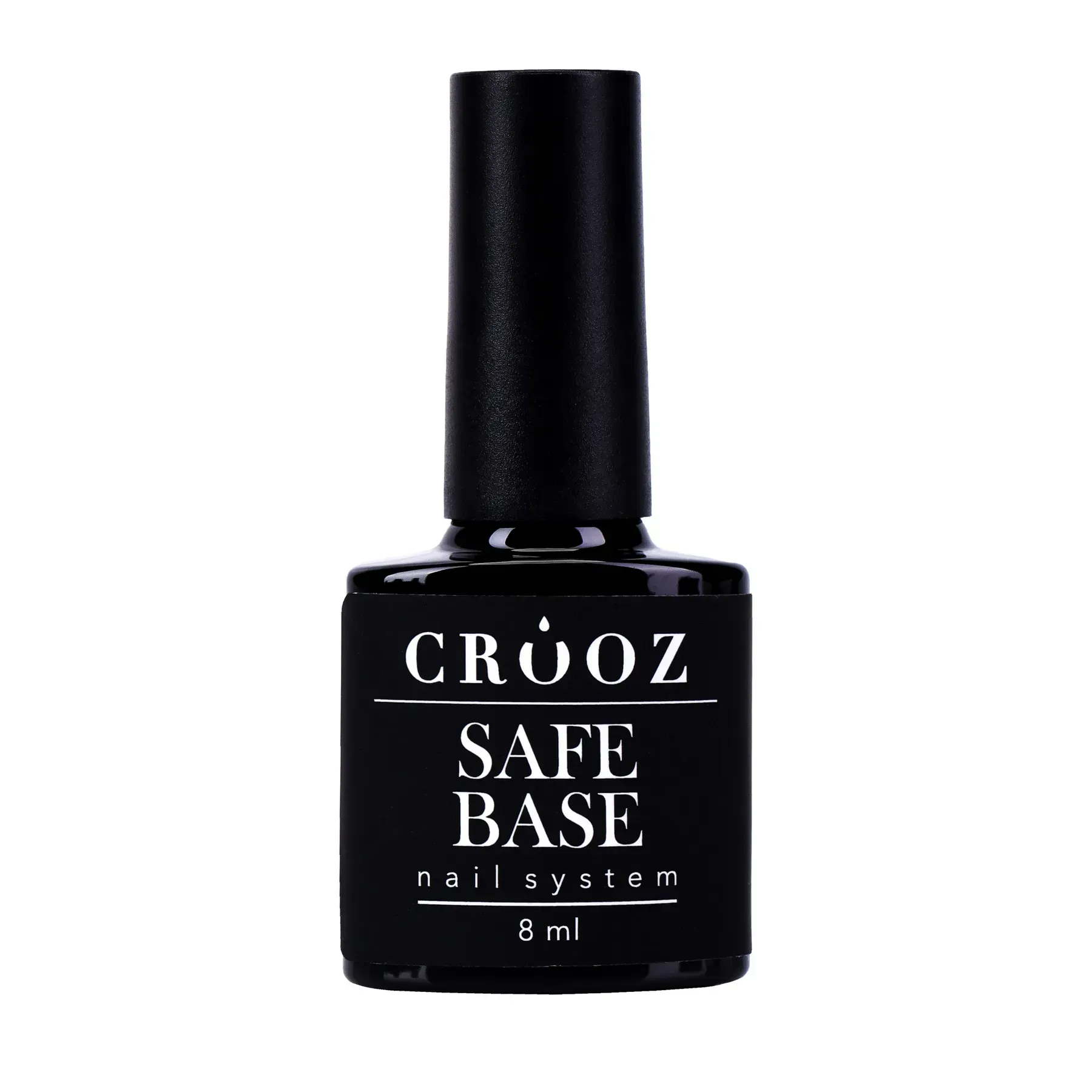 crooz-baza-dlia-hel-laku-safe-base-57326784898984 Crooz Safe Base 8мл — прозора база для гель-лаку з міцним та захисним ефектом - Зображення 1