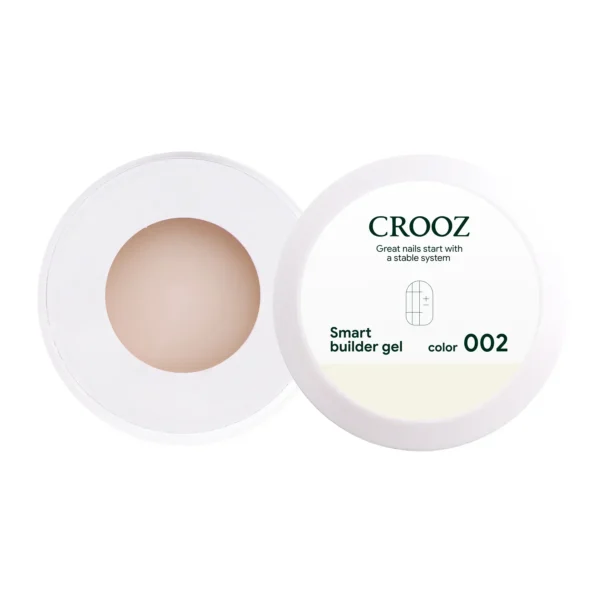 CROOZ Smart Builder Gel №02 Напівпрозорий, кремовий відтінок, 15 ml